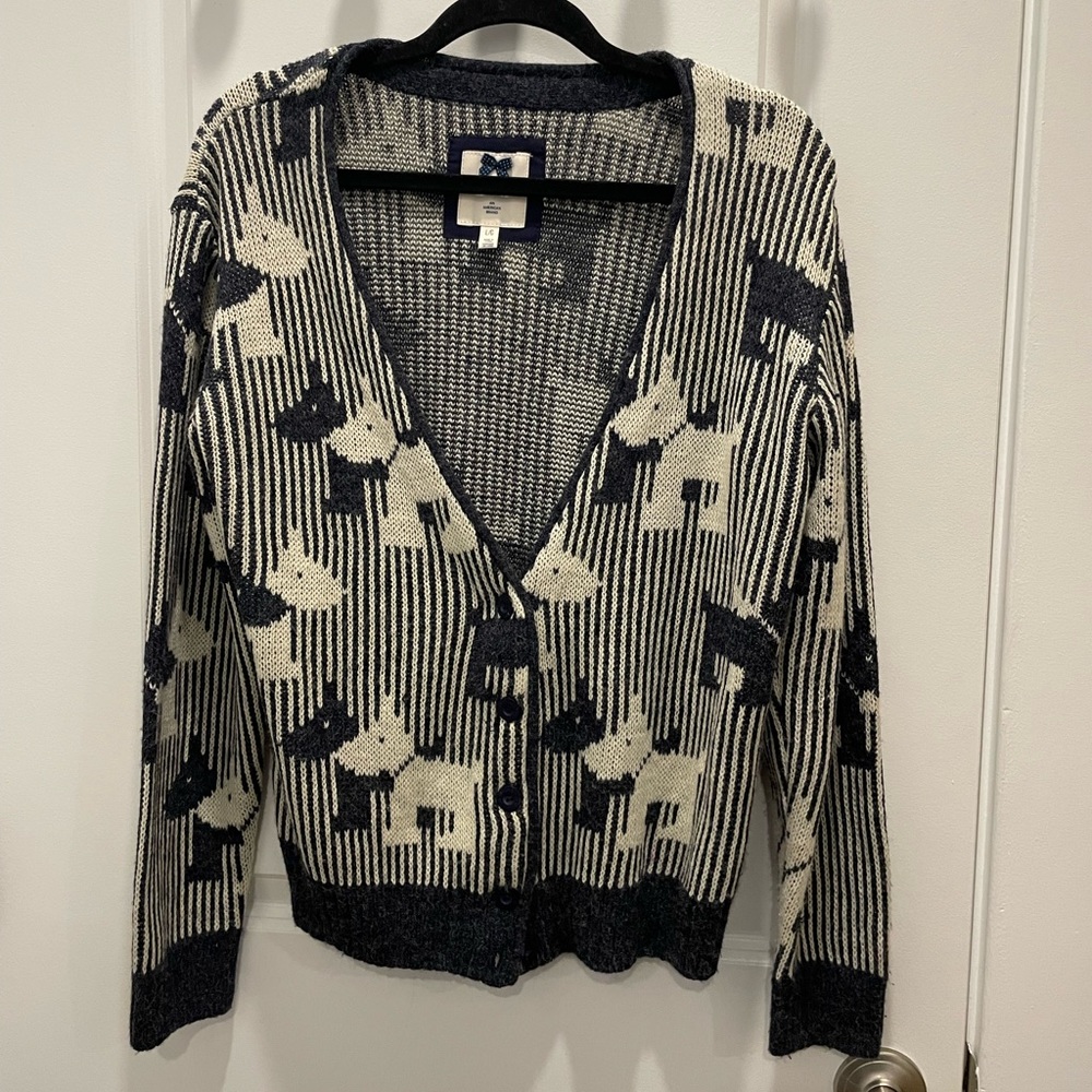 Scottish Terrier cardigan forever 21 Princess Diana look alike 2010s used